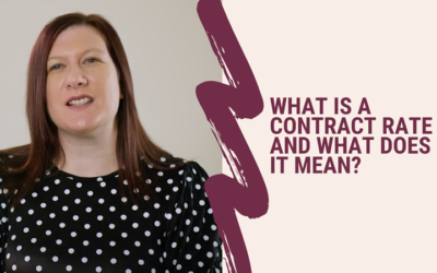What is a contract rate and what does it mean?